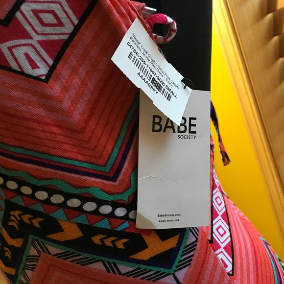 BABE Society Tribal Maxi Dress Size Small NWT - Picture 7 of 8